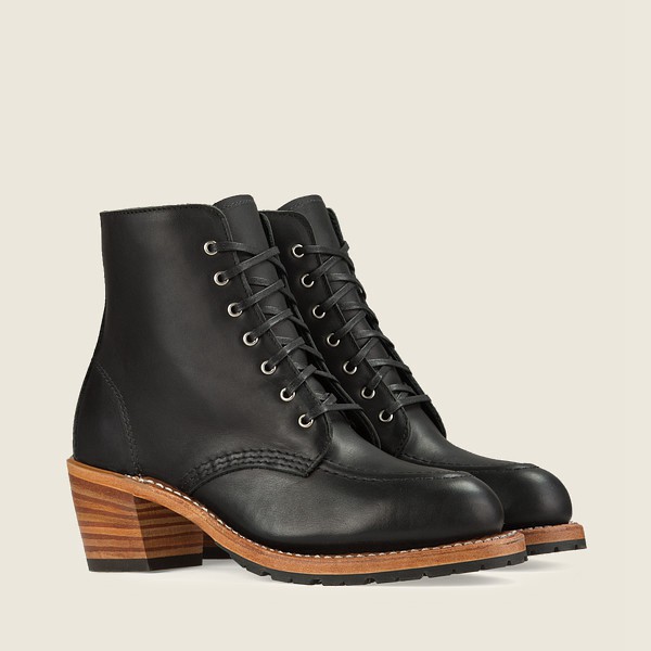 Bottes Red Wing Heritage - Clara - Heeled Boundary Cuir - Noir - Femme 139AOIHYR